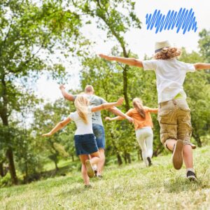 brincar na natureza em família