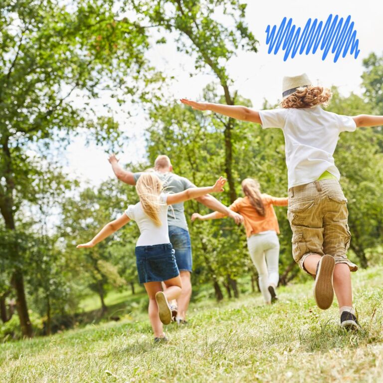 brincar na natureza em família
